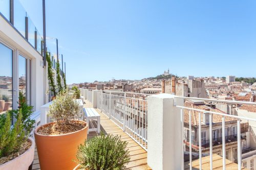 Salle de réunion avec la belle vue sur Marseille